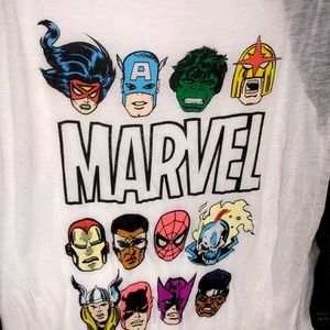 Marvel sheer super hero shirt